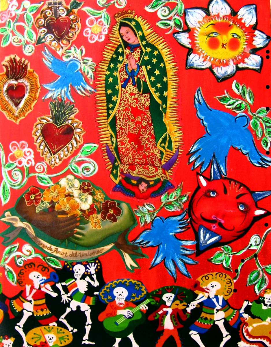 Icons in Red by Martha Rodriguez  