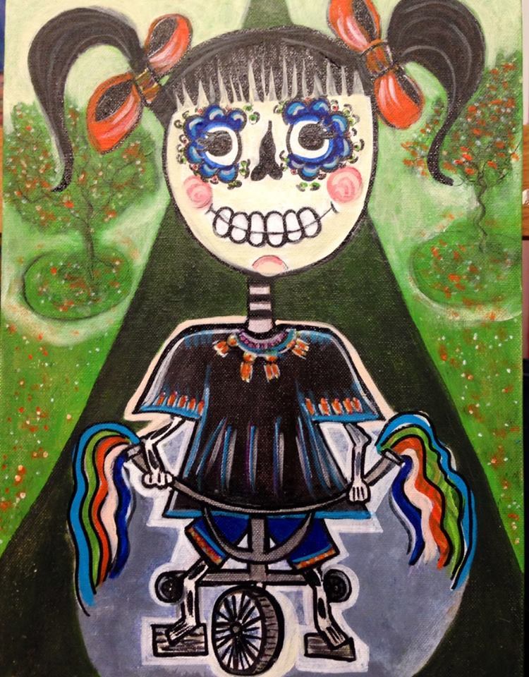 Muchacha Calavera by Martha Rodriguez  