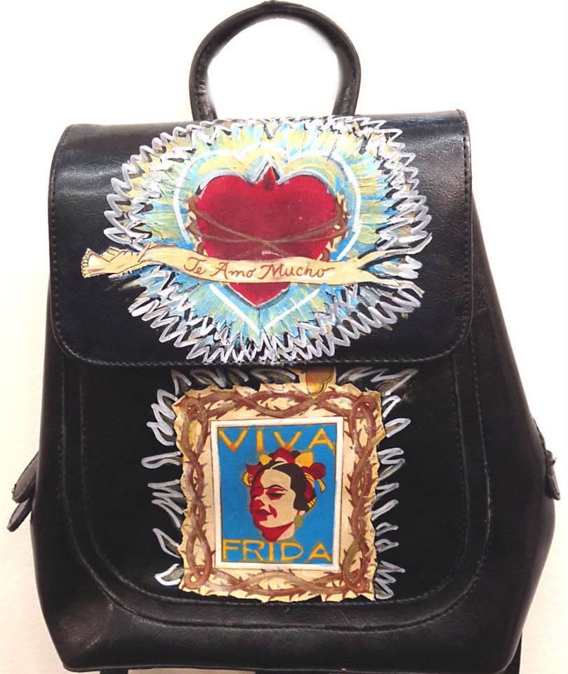 Viva Frida Backpack by Martha Rodriguez  