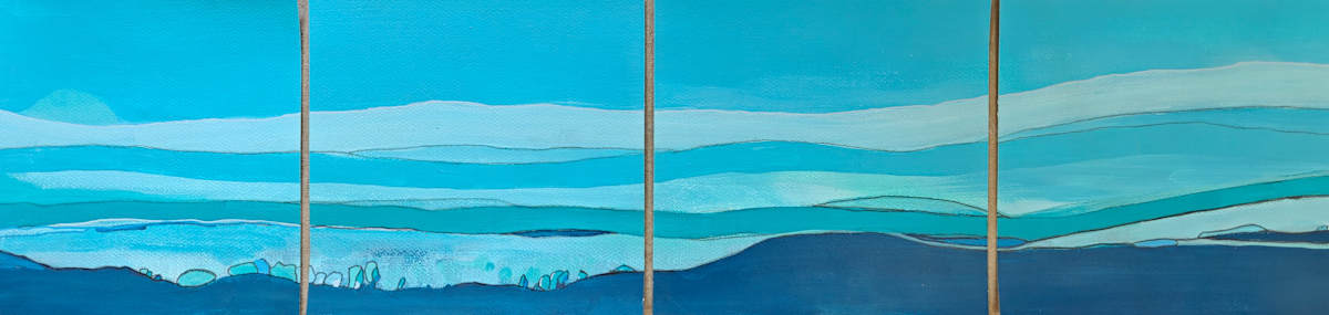 Seascapes | set of 4 by Anja Bamberg 
