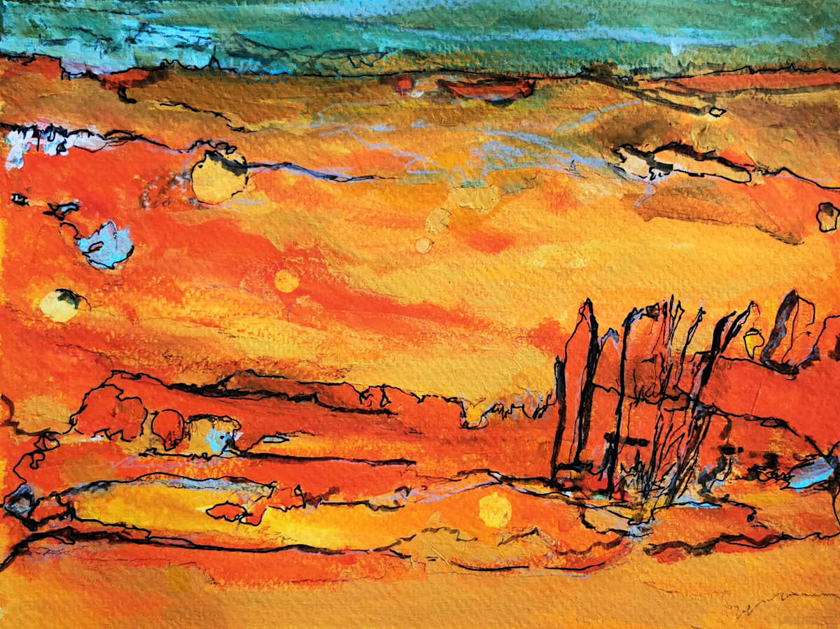Desert Landscape by Anja Bamberg 
