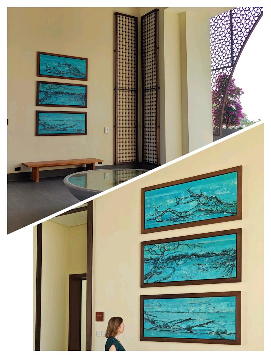 Ocean Landscapes | Bavaria, Baltic, Abu Dhabi | Set of 3 1/1 by Anja Bamberg 