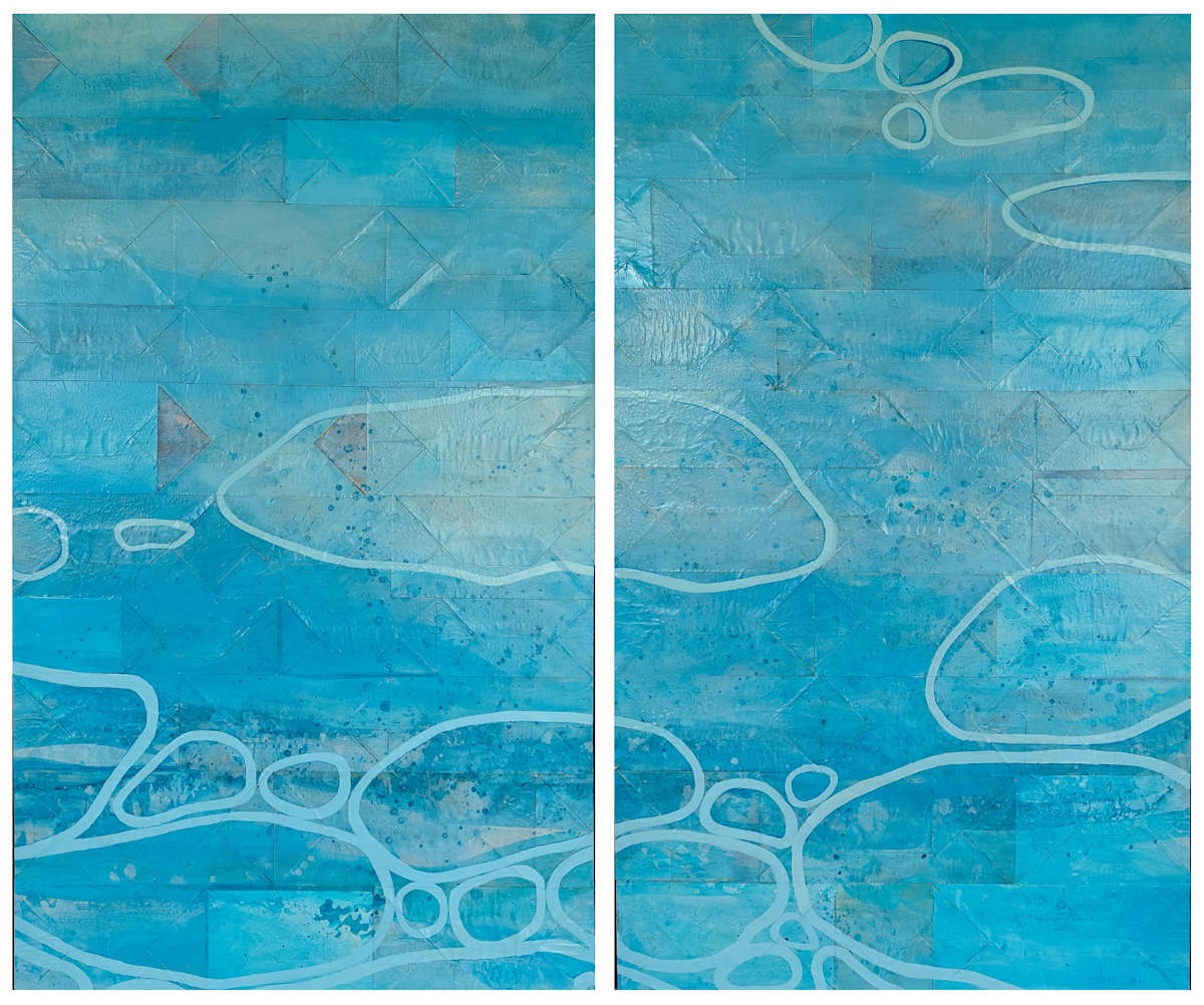 Tracing Liquid Memories | set of 2 by Anja Bamberg 