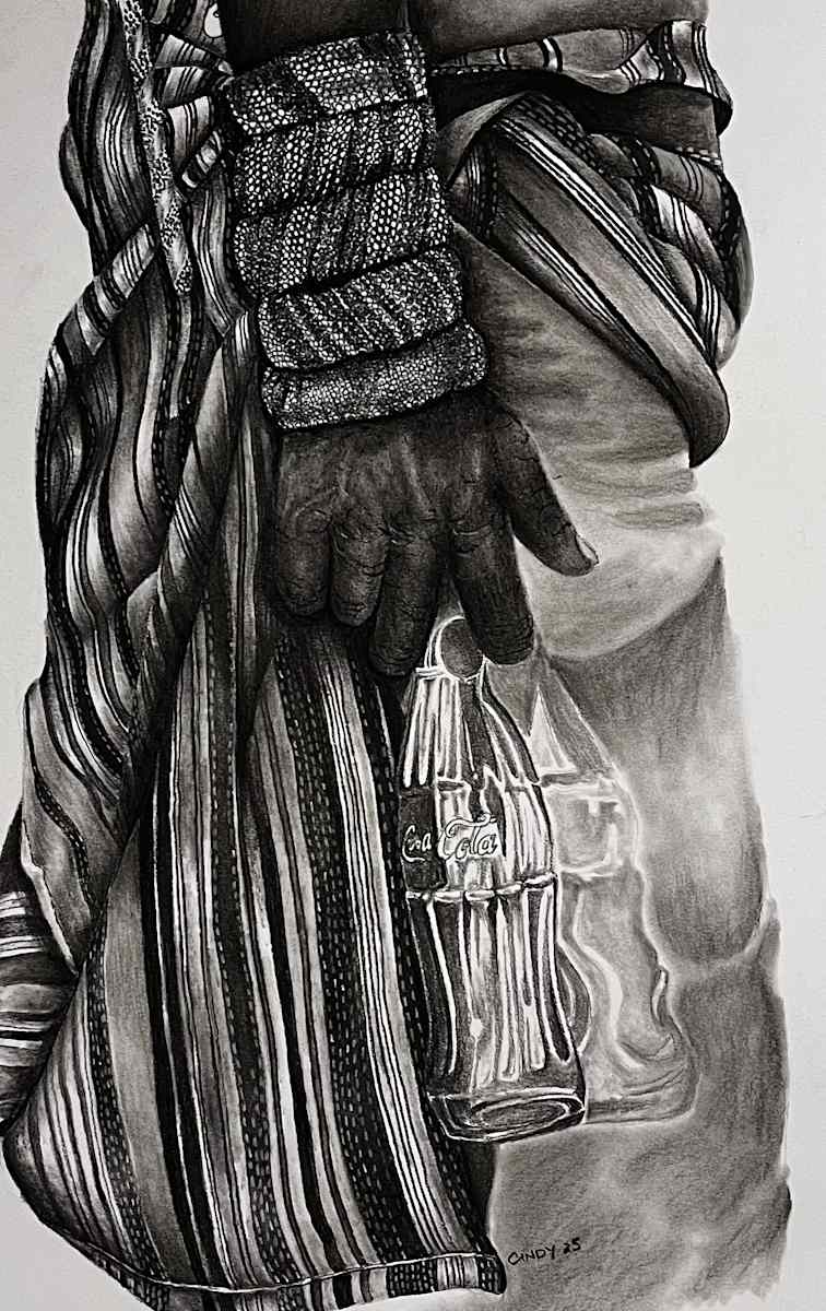 Conflicting  Cultures by Cindy Dennis  Image: Detail of Masai 