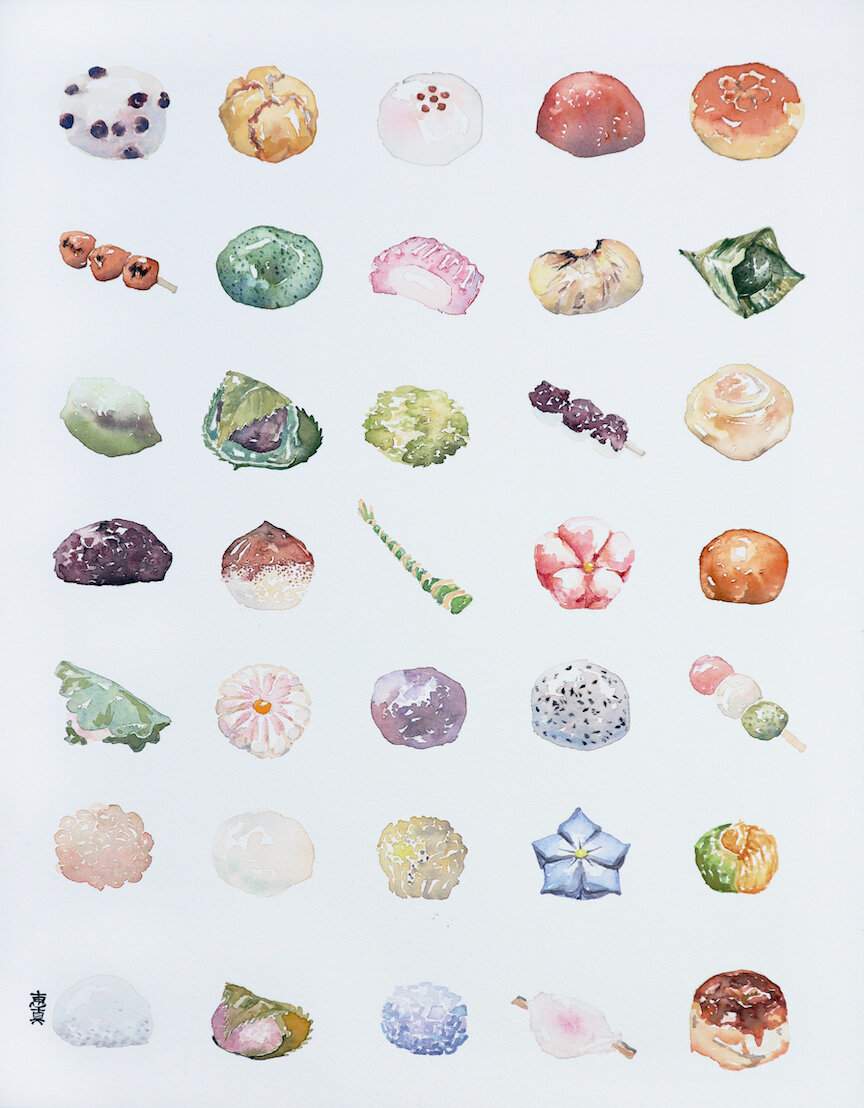 Wagashi by Ema Kubo 