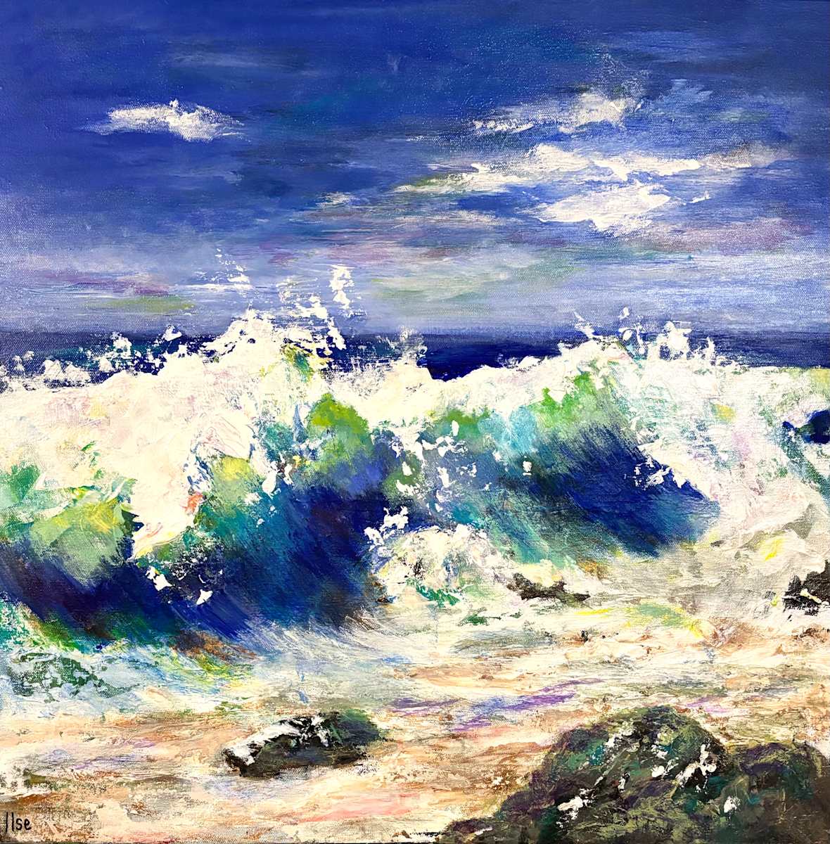 Ocean's Laughter by Ilse Nel-Landers 
