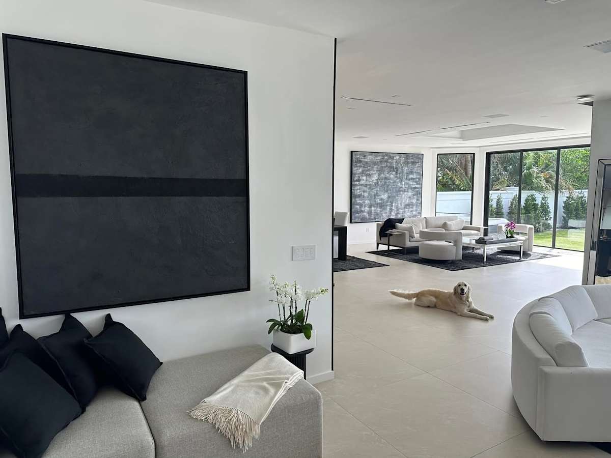 Coconut Grove oceanfront home installation. (Click on photo for more images) by Peter Studl 