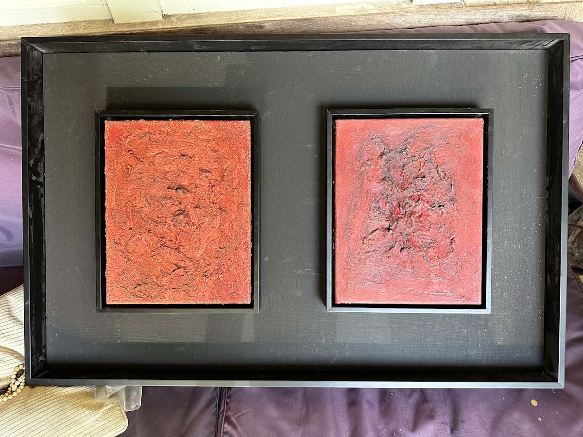 Two Crappy Paintings -  Dia and Hem by Peter Studl, Image 8.