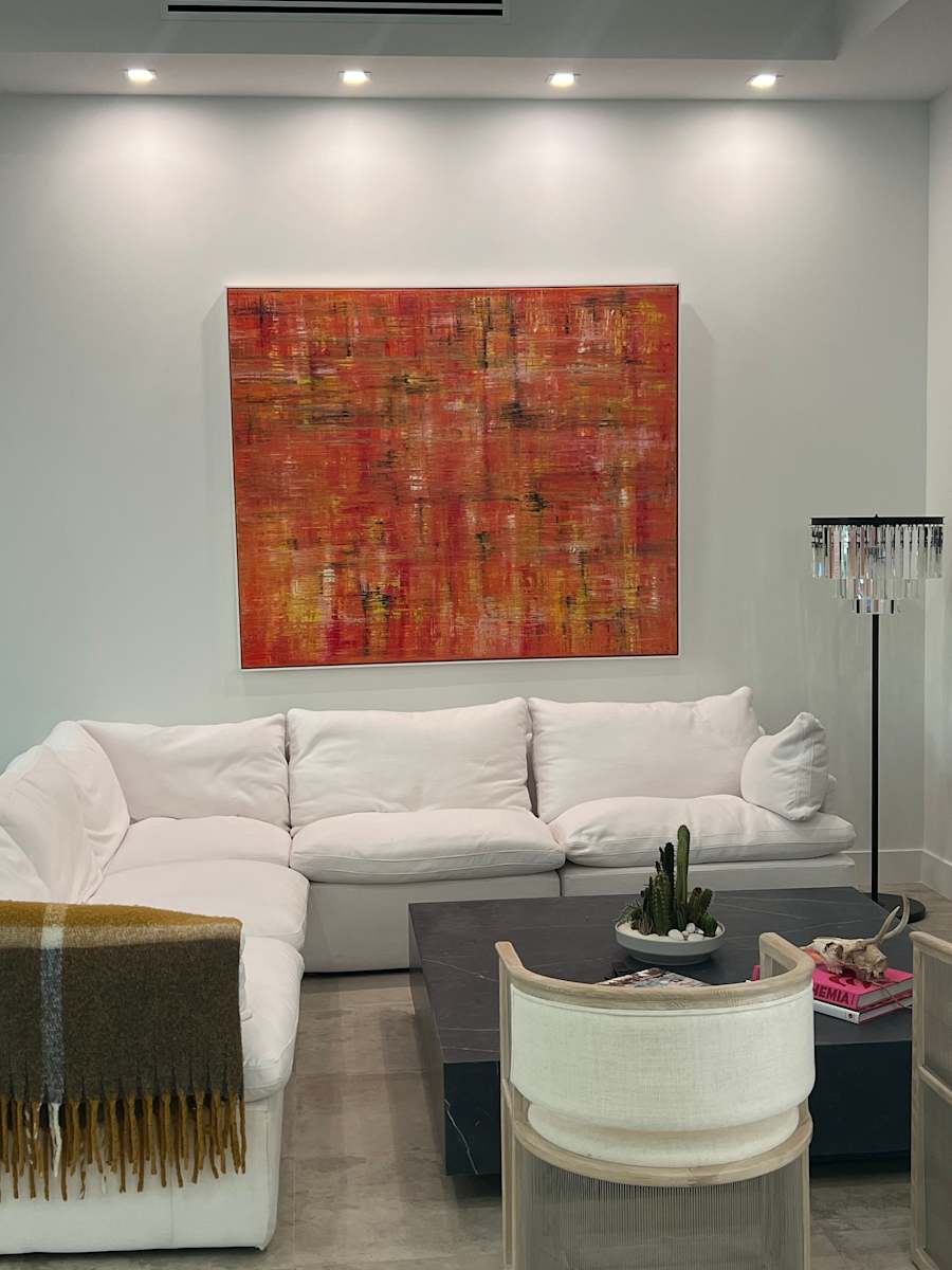 Installed Works - South Miami home. by Peter Studl 