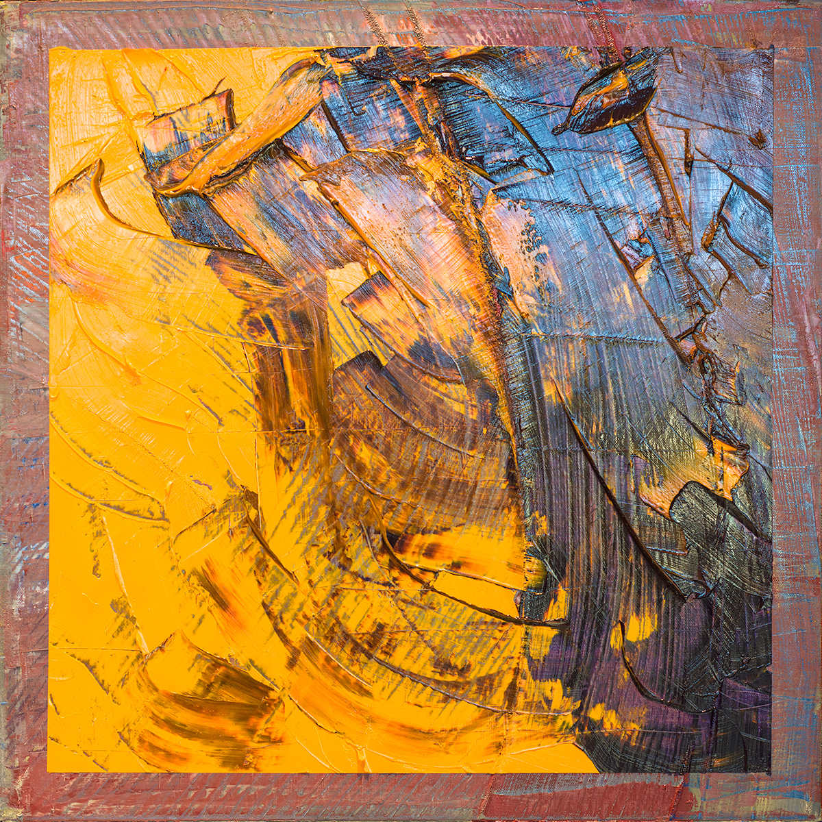 Chromatic Constellation VI – Gilded Motion by Ritu Raj, Image 4.