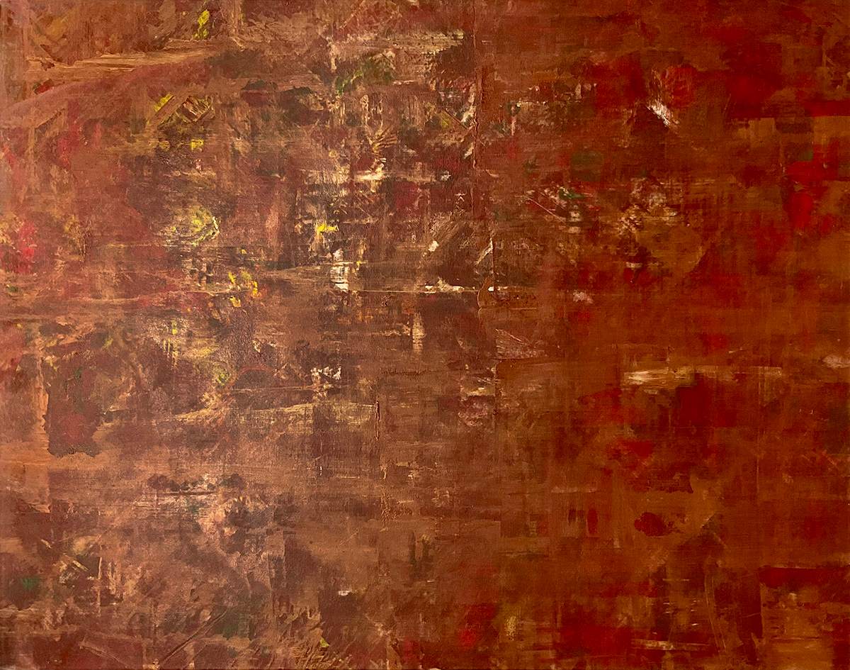 Quilt in Red by Ritu Raj 