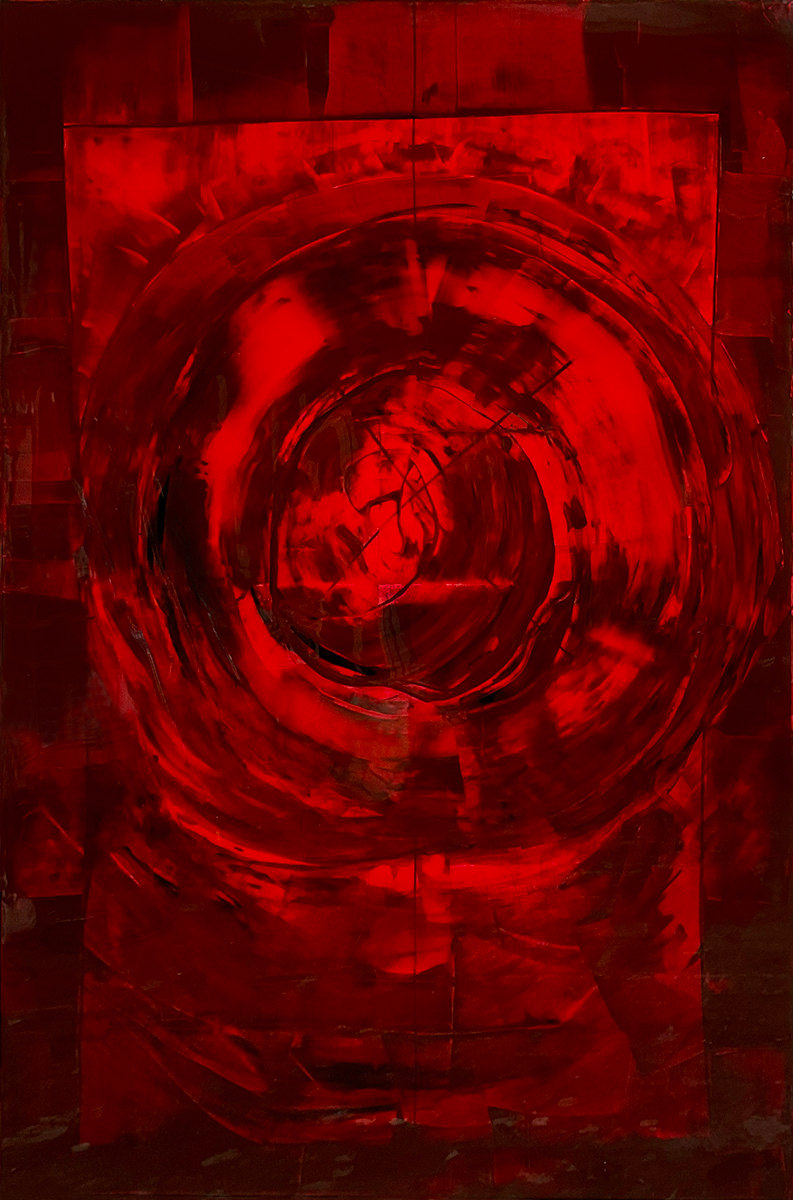Red Mirror by Ritu Raj 