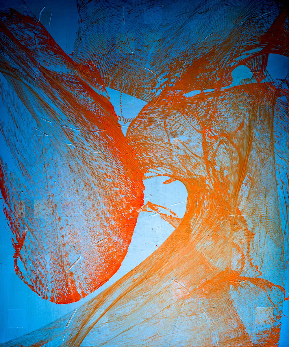 Tangerine Ripples Beneath by Ritu Raj 