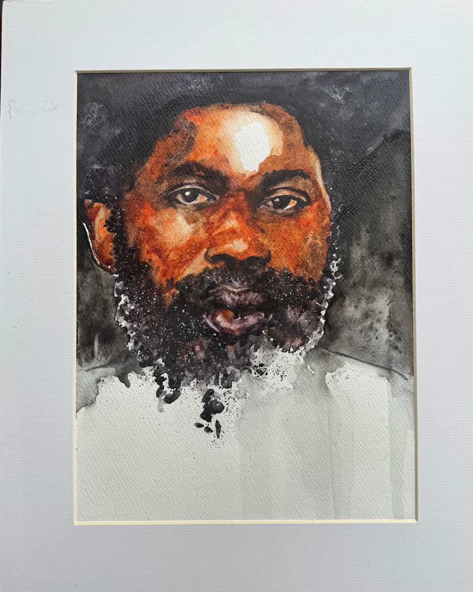 Shadow by Tessa Alexander  Image: Shadow, 
Watercolour 
 (Part of Tessa Alexander's Calypso Series)