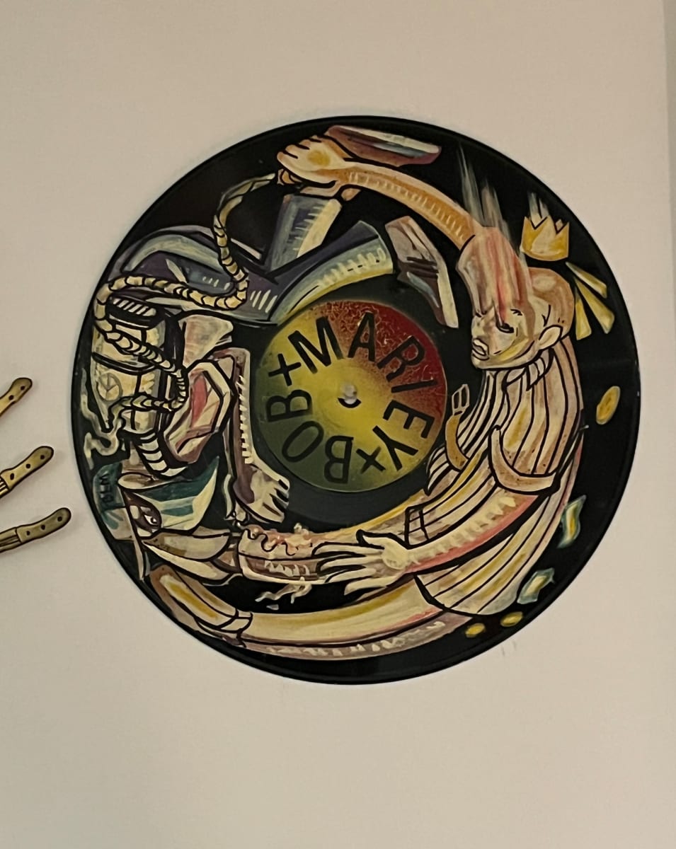 Slave Driver (Catch a fire), 2023 by Matthew McCarthy  Image: Slave Driver (Catch a fire), 2023
Matthew McCarthy
Paint on Vinyl