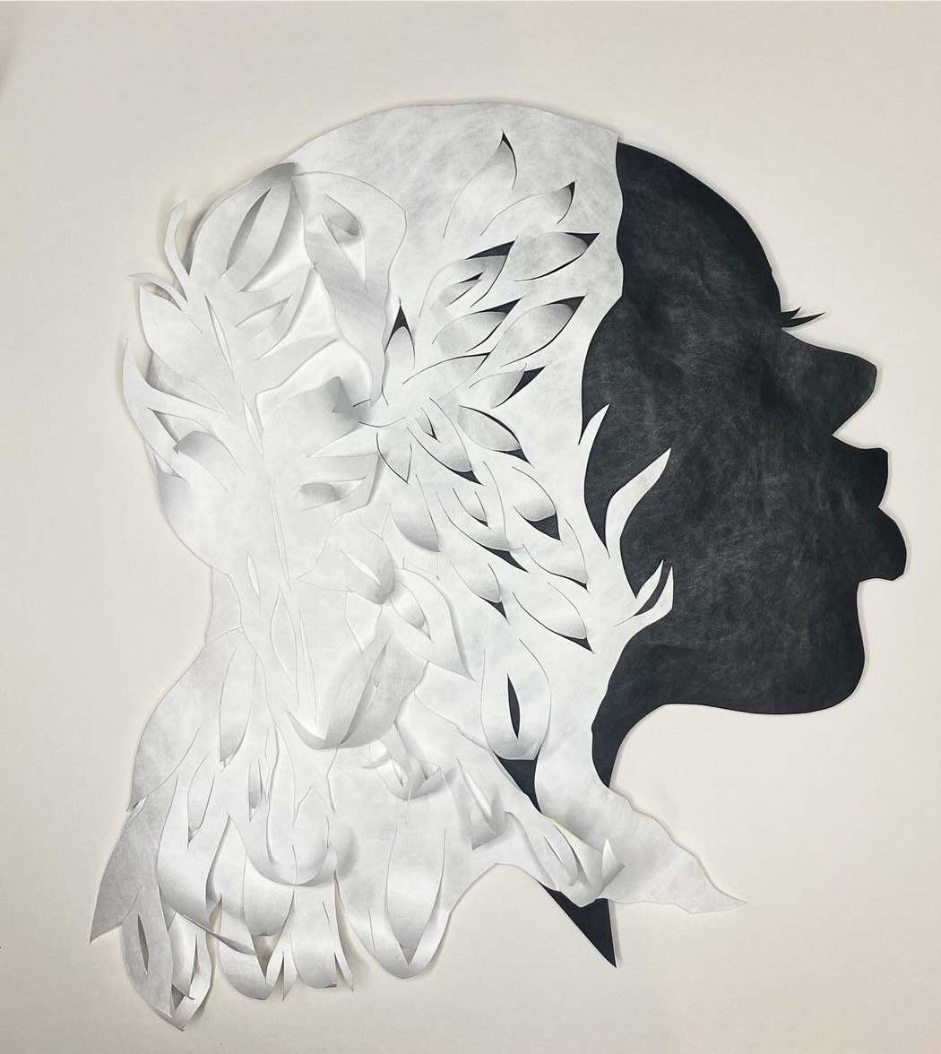 Amari by Cheryl Rock  Image: Amari 
(Swahili for strength and courage. A piece created in response to the 2024 US election loss by Kamala Harris). 