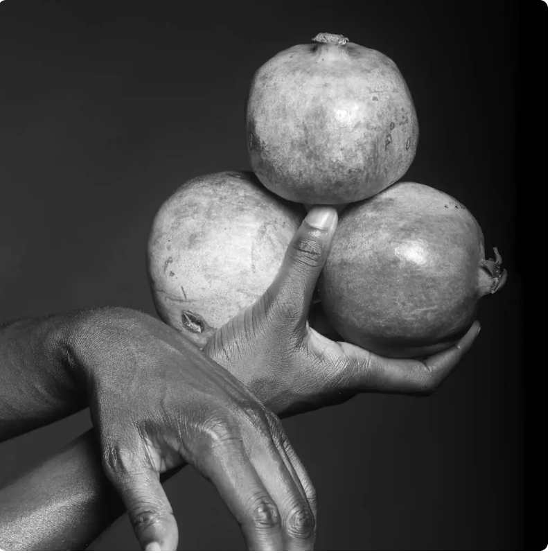 Pomegranates by Ajamu X 