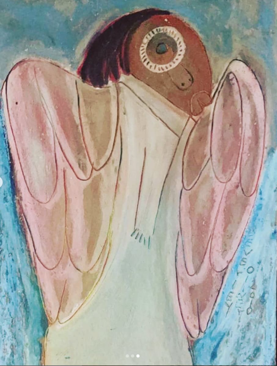 Untitled (Angel) by Beverley Oliver  Image: Beverley Oliver
Untitled (Angel)
Oil on pastel
8 x 6