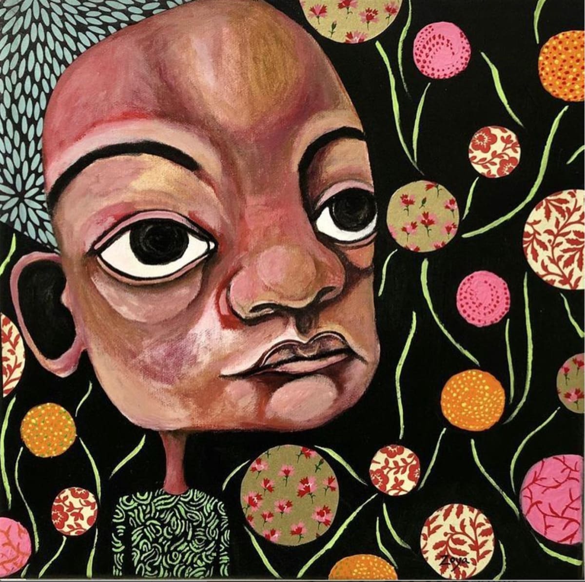Wishful Warrior. He hopes to not sleepwalk through life. by Zoya Taylor  Image: Zoya Taylor, 
Wishful Warrior
He hopes to not sleepwalk through life. (2021)
12x12