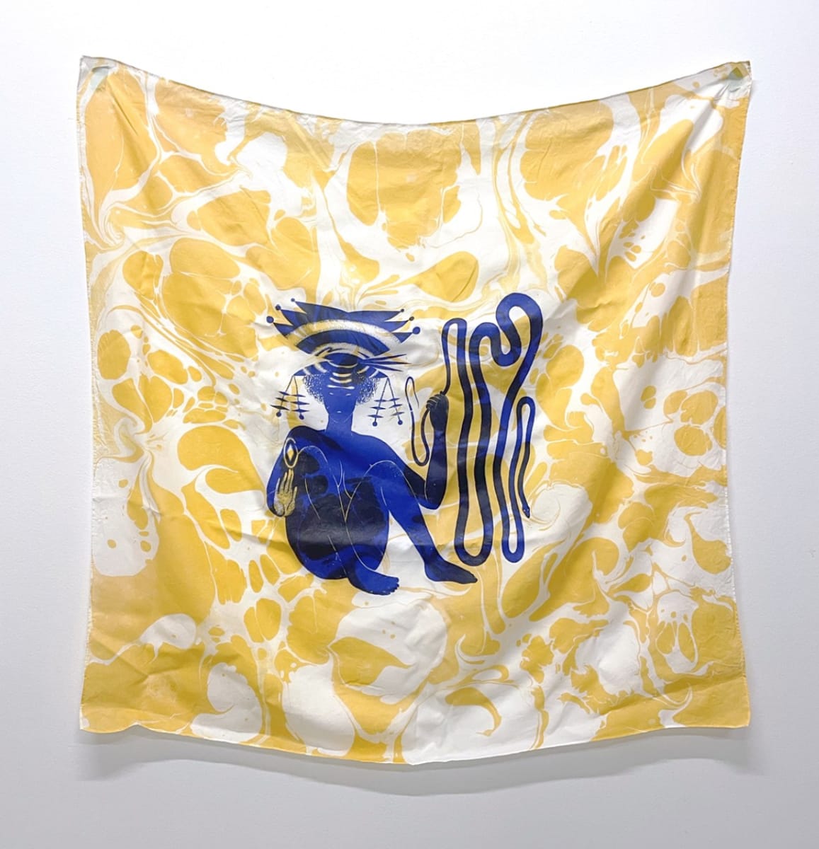 Special Edition Scarf by Rajni Perera, 2022 by Rajni Perera  Image: Special Edition Scarf
 Rajni Perera
100% habotai silk,
handmade scarf
89 cm x 89 cm
Edition of 400

Illustration by Rajni Perera
Printing by Sabine Spare