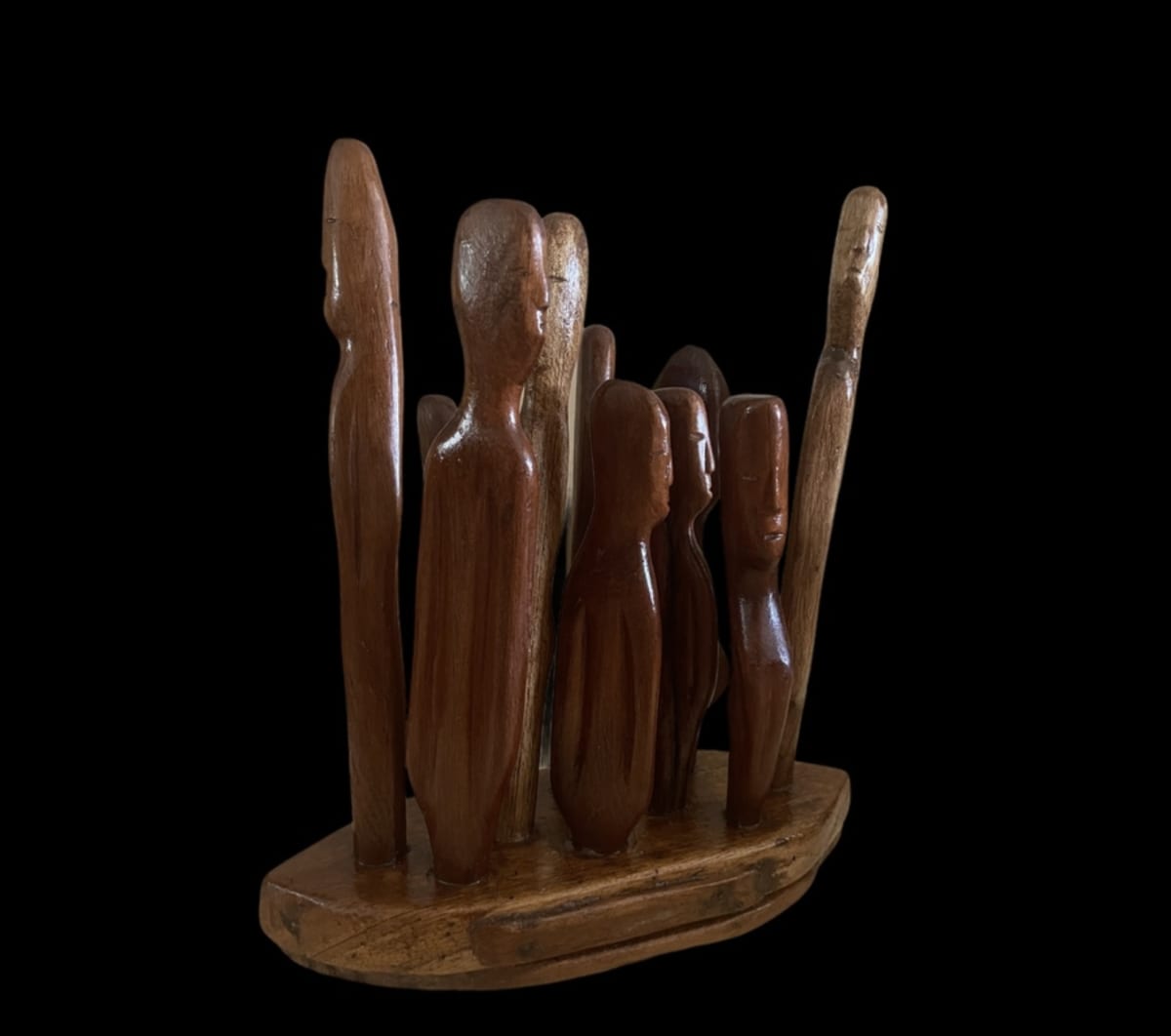 At Sea, 2019 by Erwin Nichol  Image: Erwin Nichol
'At Sea', 2019
Cedar
12 × 10 in