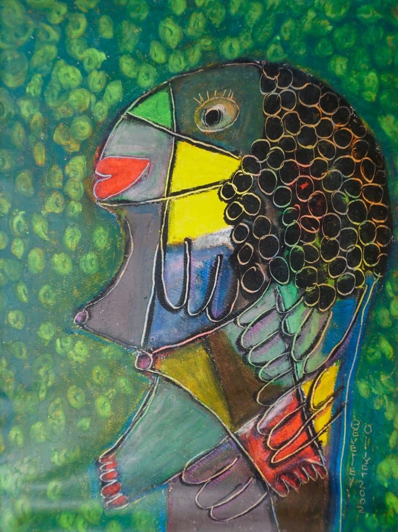 Pansy, 2002 by Beverley Oliver  Image: Pansy, 
Beverley Oliver, 
oil pastel on canvas board
9 x 12
2002
