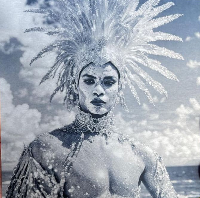 Artificial Archive: Carnival Fiction #1 by Rodell Warner  Image: Artificial Archive: Carnival Fiction #1
5x5 inch metal print 
Limited edition of 5 prints +1 artist proof. 