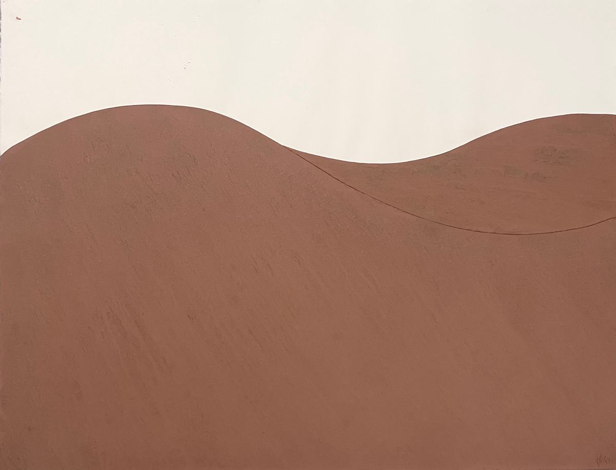 Skye 26, Red Earth Drawing 8 by Julie Brook 