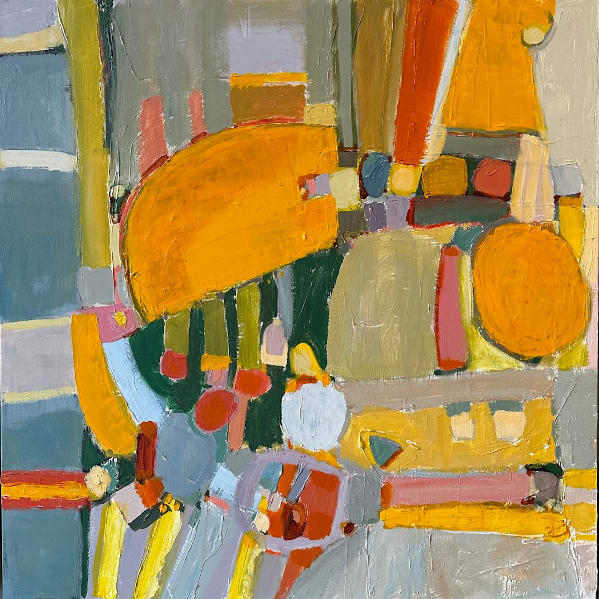 Celebration by Nancy Mona Russell  Image: acrylic on canvas