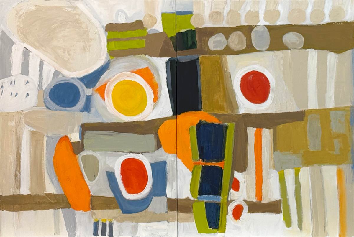 Forte by Nancy Mona Russell  Image: diptych