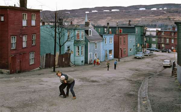 Boys Wrestling by Fred Herzog 