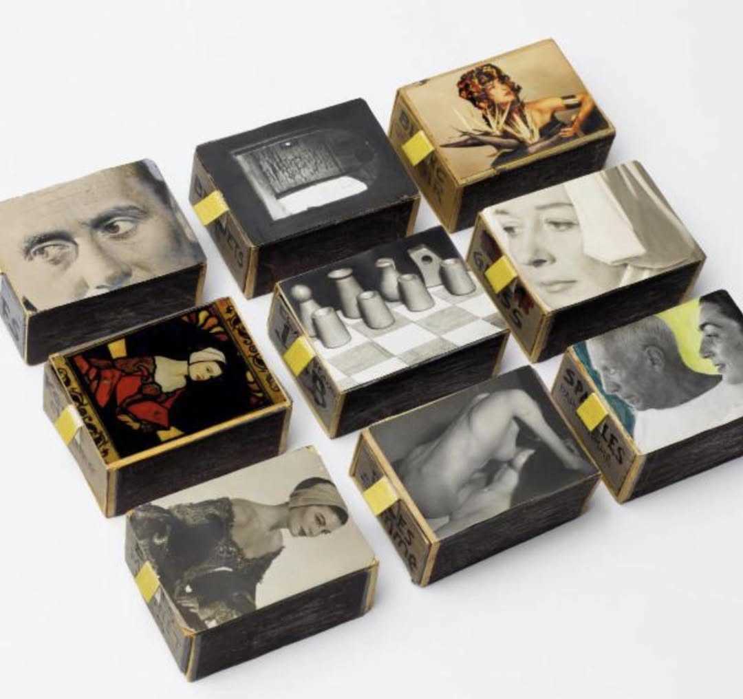 9 Matchboxes (Boîtes d'allumettes) by Man Ray 