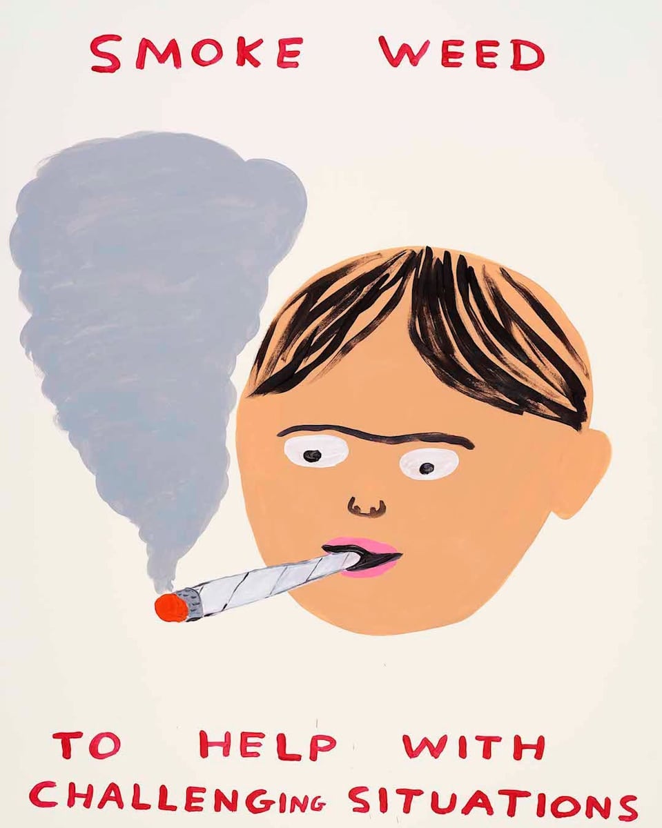 Smoke Weed by David Shrigley 