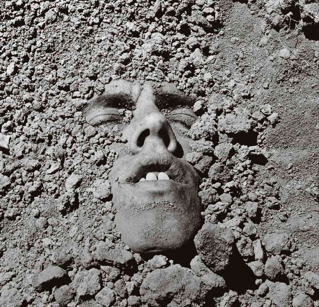 Untitled (face in dirt) by David Wojnarowicz 