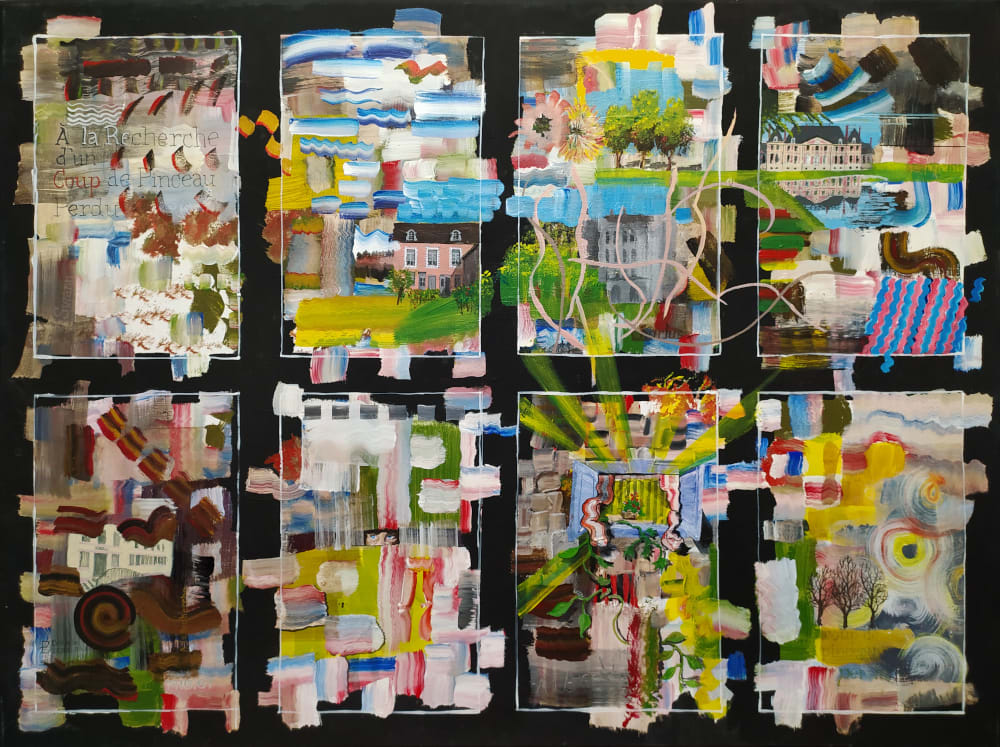 À la Recherche d'un Coup de Pinceau Perdu -1 by Richard Lyons  Image: 'Em busca de uma pincelada perdida - 1'