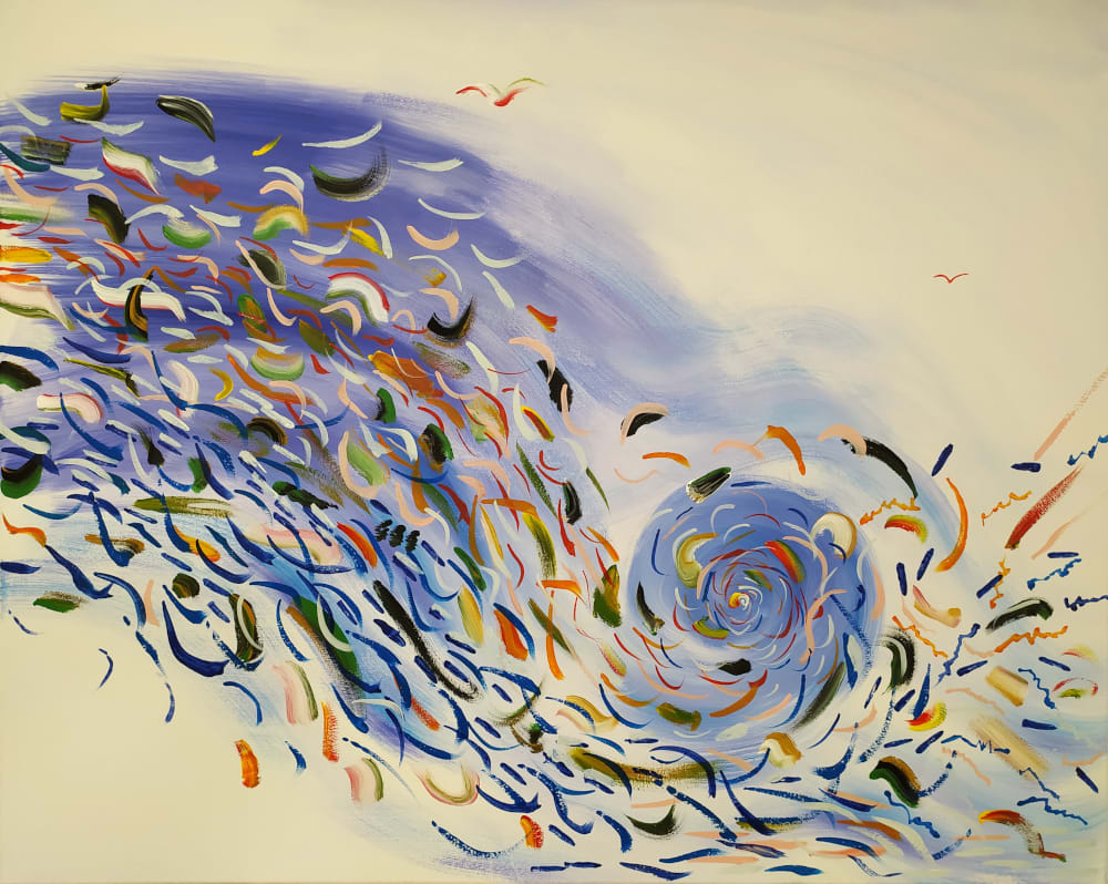 À la Recherche d'un Coup de Pinceau Perdu - 2 by Richard Lyons  Image: 'In Search of a lost brush-stroke - 2'