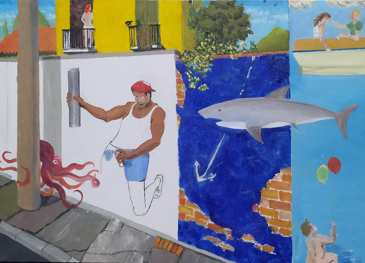 Graffiteiro Autocriador ('Self-creating Graffiti Artist') by Richard Lyons 
