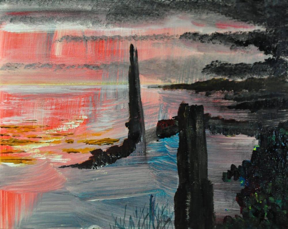 Sunset Tide by Richard Lyons  Image: 'maré do pôr do sol'

