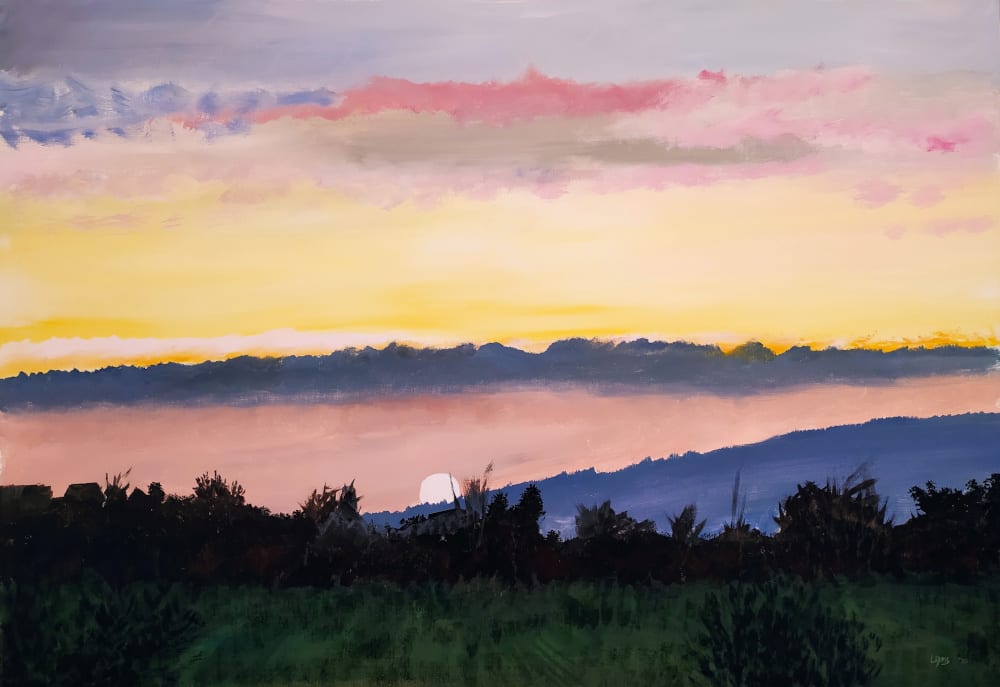 Sunset Hedge by Richard Lyons  Image: "a sebe ao pôr do sol"