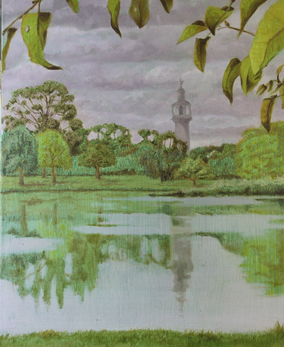Reflected Mosque - Regent's Park by James Parker, Image 1.