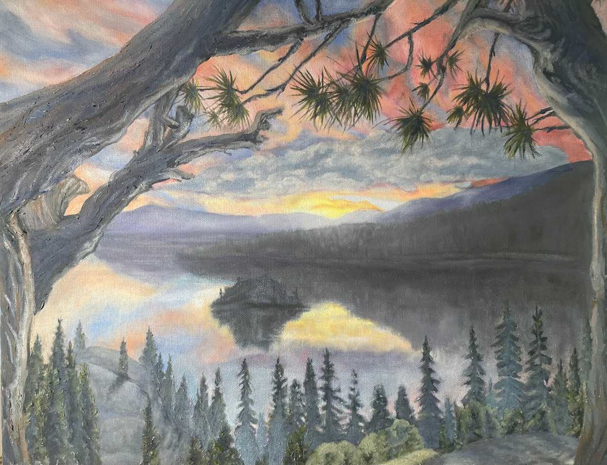 Emerald Bay - Sunset by James Parker 