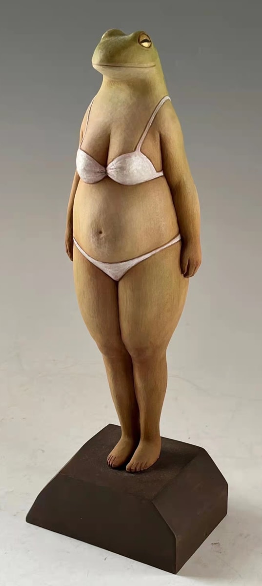 第一次穿泳衣蛙 First Time Wearing Bikini by 仁吉 Akihiko Yoshida, Image 1.