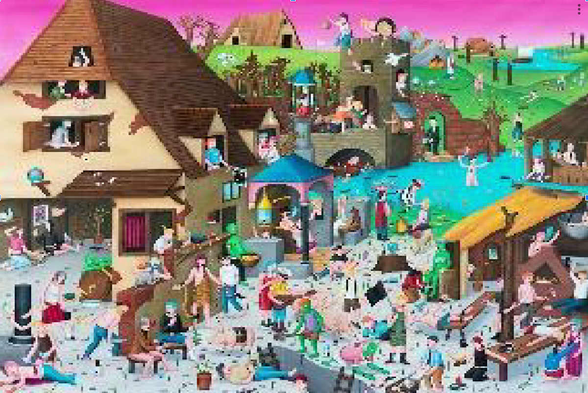 The tragedy of not being aware by Riccardo Nannini a.k.a. Cane 