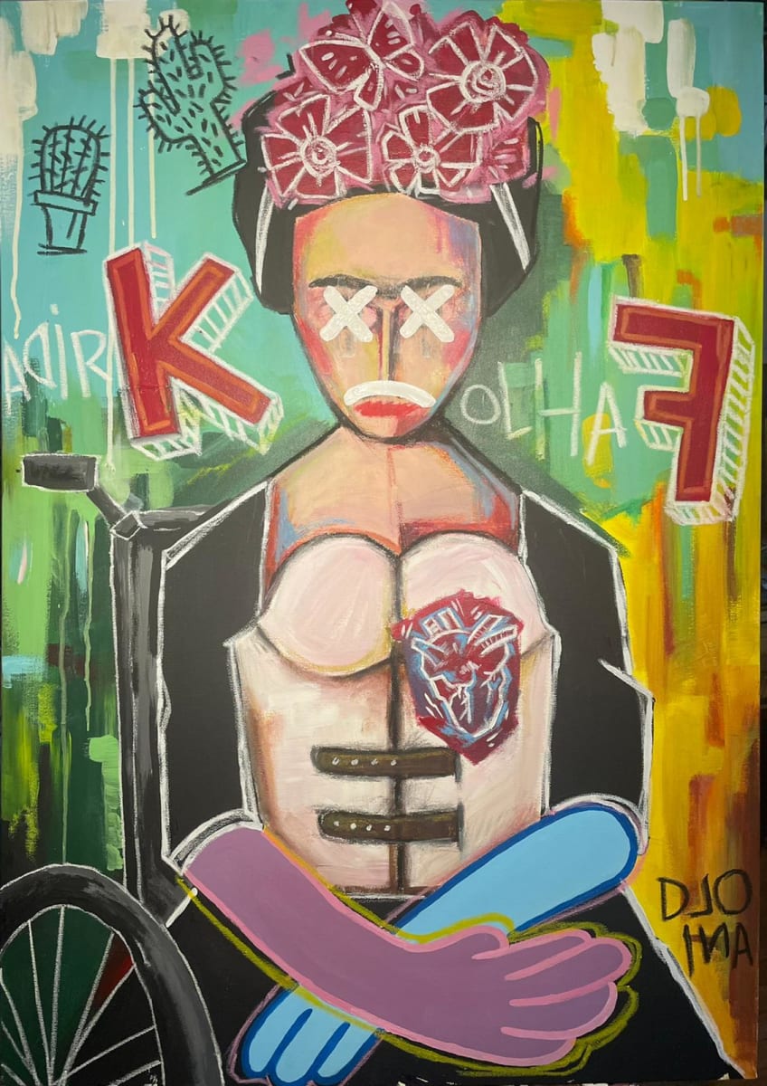Omaggio a Frida  Kahlo 向弗里達·卡羅致敬 by Daniele Oldani 