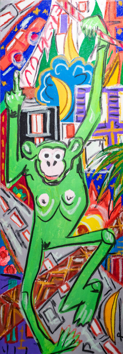 Scimmia Verde 綠猴 by Max Bi 