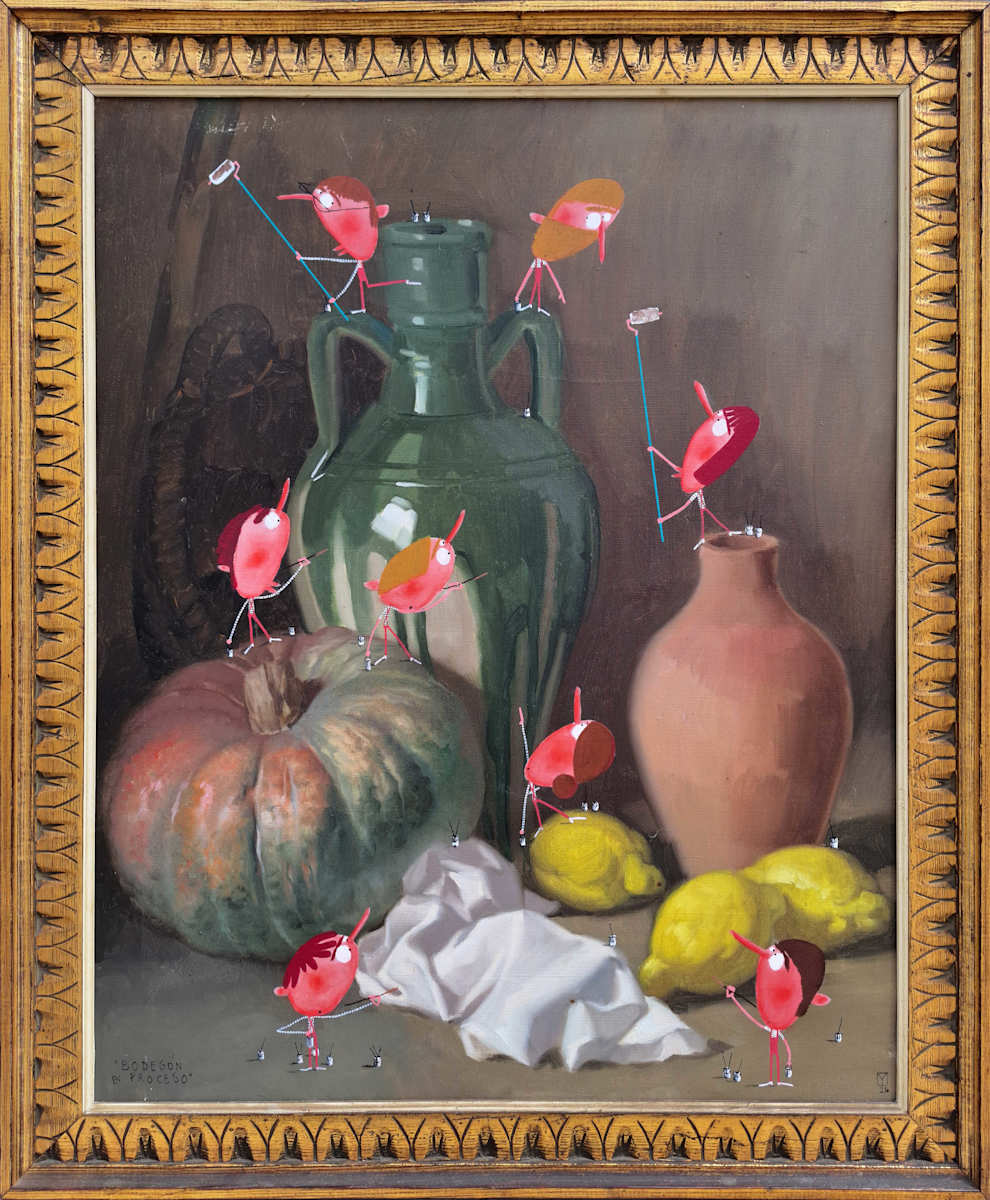 Still Life in progress 靜物畫製作中 by Moisés Yagües, Image 1.