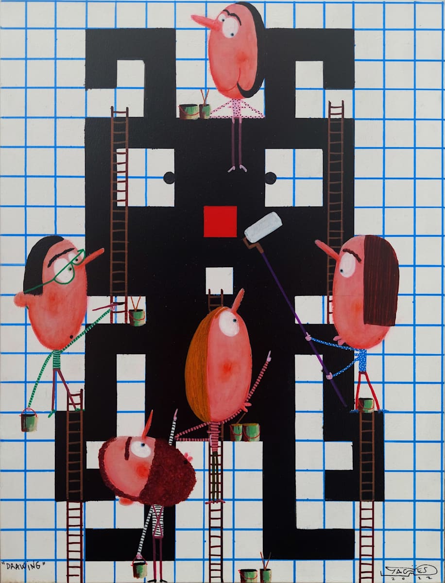 Drawing (the artists) 繪畫（藝術家系列） by Moisés Yagües, Image 11.