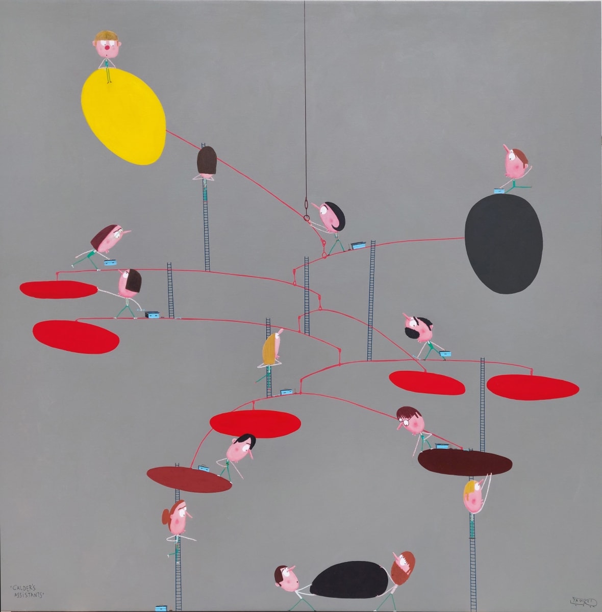 Calder’s assistants 考爾德的助手 by Moisés Yagües, Image 2.