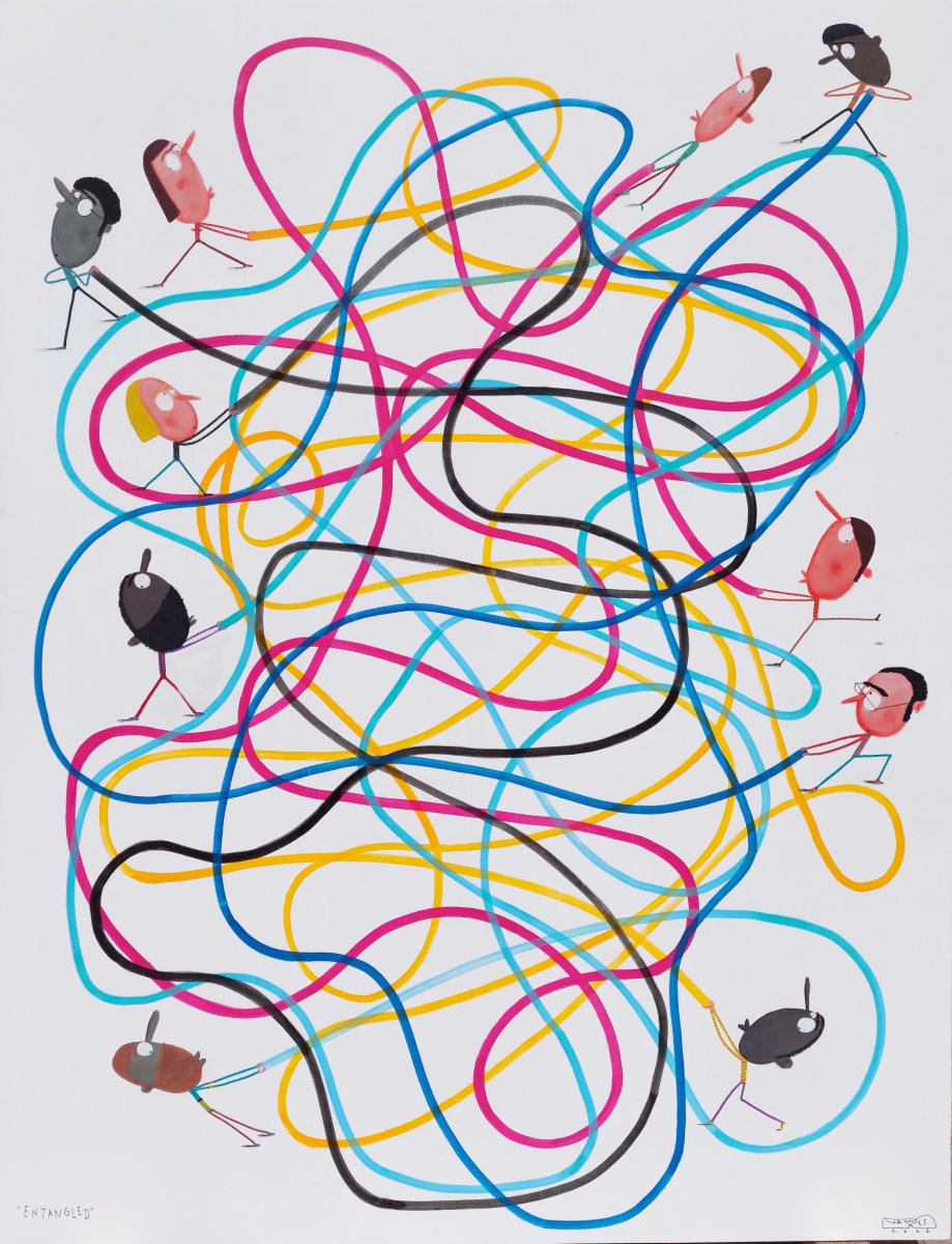 Entangled 糾纏 by Moisés Yagües 