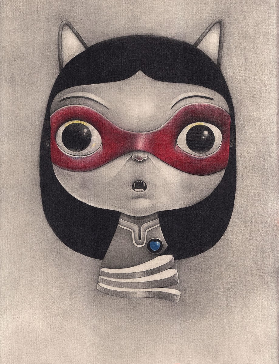 Scary Girl 恐怖的女孩 by Óscar Llorens 